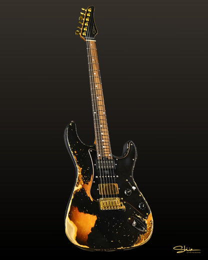 NC-S Time Machine 80 Nitro Black over Sunburst