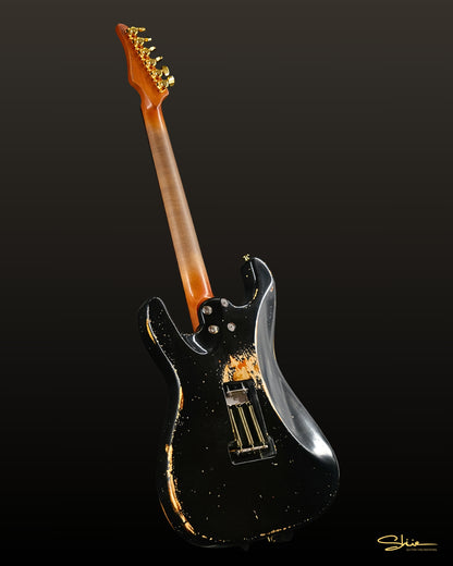 Shue New Classic Custom Time Machine 80 Piano Black/Sunburst